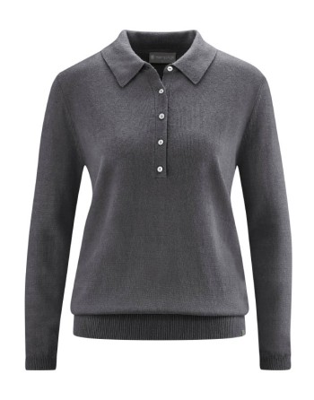 Edler Pullover Hanf/Biobaumwolle Normal Fit - anthrazit [6da296763b8c2ec4ffa7d6351eaf2fa2]