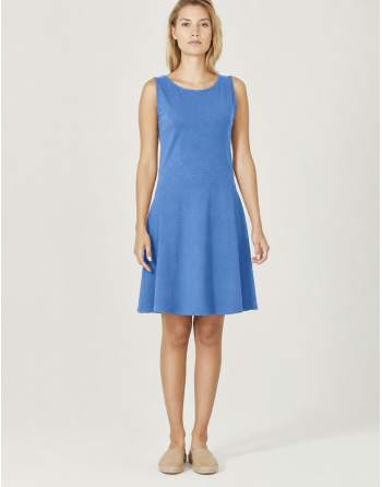Jersey Sommerkleid Hanf/Biobaumwolle Slim Fit - ocean [f4032af93601e0ba9b74253b323f1b3e]