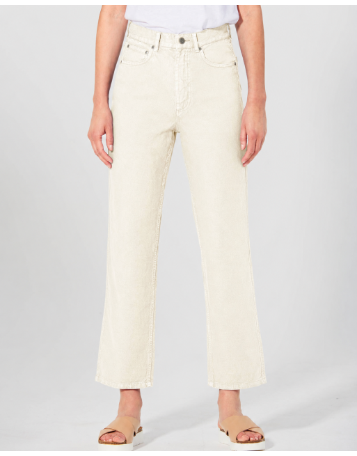 Highrise Jeans Damen Hanf/Biobaumwolle - nature [03d2f3dc9f89b3c793517530af6d9176]