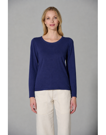THC Exklusiv Damen Langarmshirt Hanf/Biobaumwolle Normal Fit - night [506dfdf3f0d8b5aed72e478c3fdf0548]