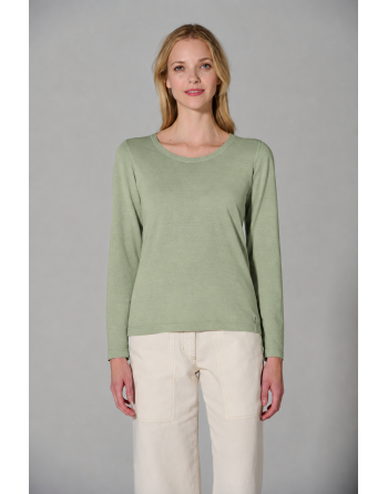 THC Exklusiv Damen Langarmshirt Hanf/Biobaumwolle Normal Fit - cactus [2d2a5fb4ae114b9fe42f816e69cad740]