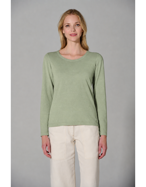 THC Exklusiv Damen Langarmshirt Hanf/Biobaumwolle Normal Fit - cactus [2d2a5fb4ae114b9fe42f816e69cad740]