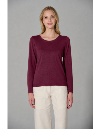 THC Exklusiv Damen Langarmshirt Hanf/Biobaumwolle Normal Fit - rioja [fe19863415c5fd391d12fc15d3adb9c1]