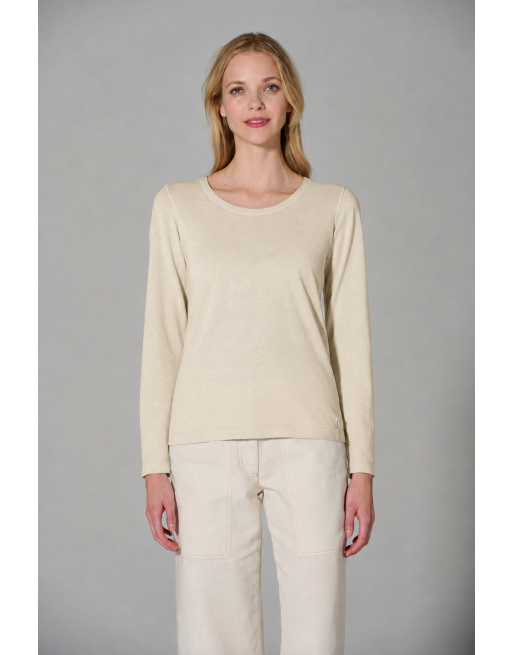 THC Exklusiv Damen Langarmshirt Hanf/Biobaumwolle Normal Fit - gobi [80bf0dba5966863a344d1302374bb8e5]