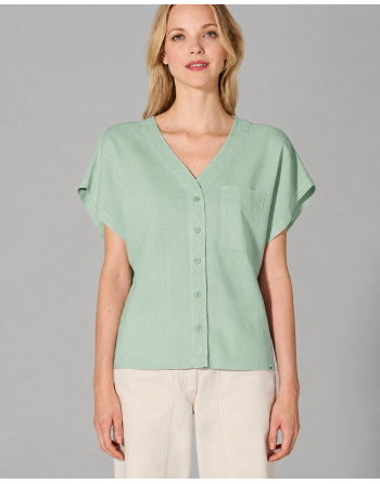 Weite Bluse aus Hanf/Biobaumwolle - Casual Fit - menta [5d83d90787d905e29bd8ee2f21fa46a4]