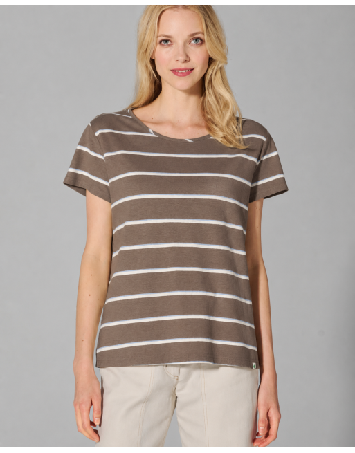 Streifen T-Shirt Hanf/Biobaumwolle Casual Fit - dust-water-nature [b3bf25a47d7dda77ea0722d8e7b78439]