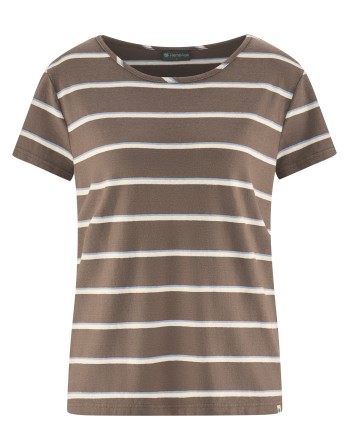Streifen T-Shirt Hanf/Biobaumwolle Casual Fit - dust-water-nature [33b2d895c2c3d37798d65585bb4f4414]