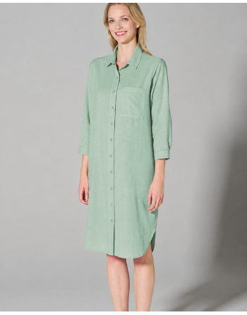 Schlichte Tunika Hanf/Biobaumwolle - Casual Fit - menta [213864938fd9dd8bd086fb39f705d05a]