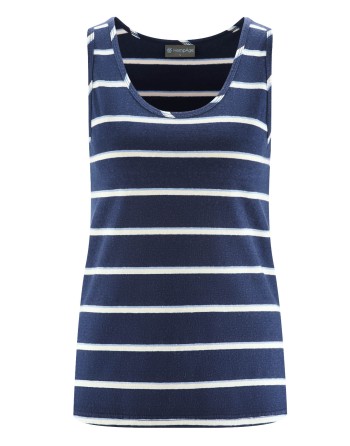 Top mit Streifen Damen Hanf/Biobaumwolle Normal Fit - navy.water-nature [51428e57ae9f9cac5c5258f31087277c]