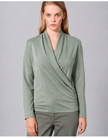 Attraktives Langarmshirt Hanf/Biobaumwolle Normal Fit - thyme [c2a705d0c4a0c3ff177c6673d961b23e]
