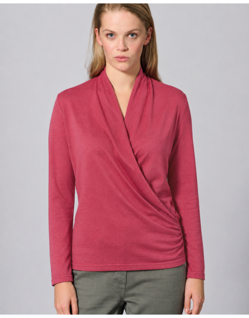 Attraktives Langarmshirt Hanf/Biobaumwolle Normal Fit - barolo [251e6dc36e535213f28da8e721faa574]