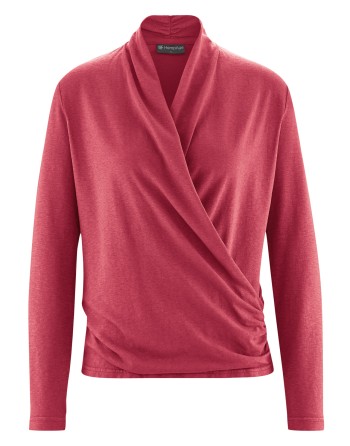 Attraktives Langarmshirt Hanf/Biobaumwolle Normal Fit - barolo [900cd5efce872a8403cb93b52bbe1186]