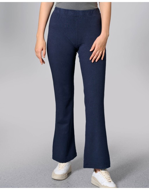 Bequeme Schlaghose aus Hanf/Biobaumwolle - navy [93df3c2a430e0e7eb38a0333cd8c9b7e]