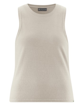 Crop Top aus Hanf/Biobaumwolle - Normal Fit - distel [dfd897772eed464394e58b1ca55ffea1]