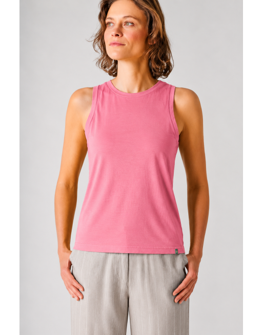 Crop Top aus Hanf/Biobaumwolle - Normal Fit - hibiscus [b9c46a0340fcc407f7fe24d546c1ef1e]