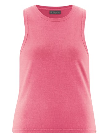 Crop Top aus Hanf/Biobaumwolle - Normal Fit - hibiscus [d1817ad699d80b1d8f3e88038f18c93b]