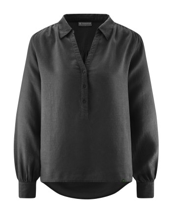 Schlupfbluse Hanf/Biobaumwolle Normal Fit - black [ab5380f1025513caebd328e8234eb2e9]