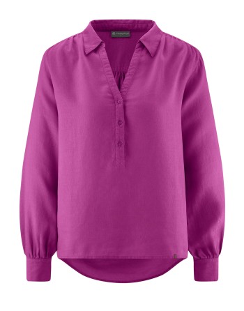Schlupfbluse Hanf/Biobaumwolle Normal Fit - violet [505ddde383c825c2e66270d327171d6c]