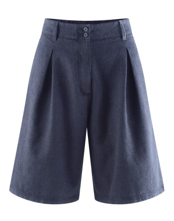 Bermuda Shorts mit dezentem Karomuster Hanf/Biobaumwolle - navy [3031ce9ec03fb6a5aa1e96b697d322d5]