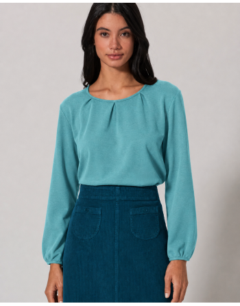 Modisches Jersey-Langarmshirt Hanf/Biobaumwolle Normal Fit - shelf [b89152a0b6ad239d23d11945b9dc2ebc]