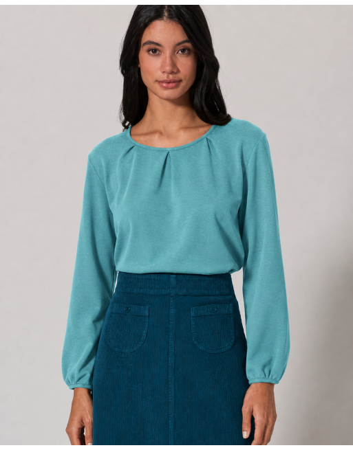 Modisches Jersey-Langarmshirt Hanf/Biobaumwolle Normal Fit - shelf [b89152a0b6ad239d23d11945b9dc2ebc]