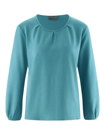 Modisches Jersey-Langarmshirt Hanf/Biobaumwolle Normal Fit - shelf [2f1148dede341d02fc17af8675bd343f]
