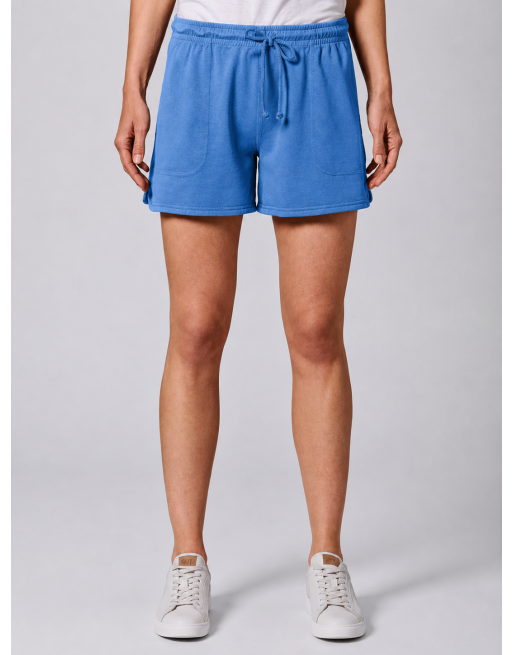 Shorts aus Piqué-Jersey mit elastischem Bund aus Hanf/Bio-Baumwolle - ocean [97d857b047ea84d592df30f5b7edd409]