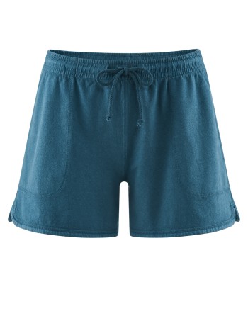 Shorts aus Piqué-Jersey mit elastischem Bund aus Hanf/Bio-Baumwolle - reef [cb8a6337d0a1a567d636d29ff3d5f50c]
