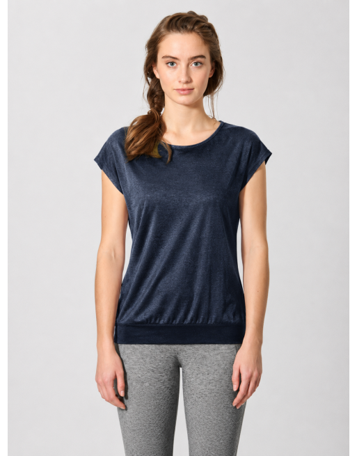 Ärmelloses Yogashirt aus Hanf & Bio-Baumwolle – Normal Fit - navy [c280b4545c2214d67ff0508748d11812]