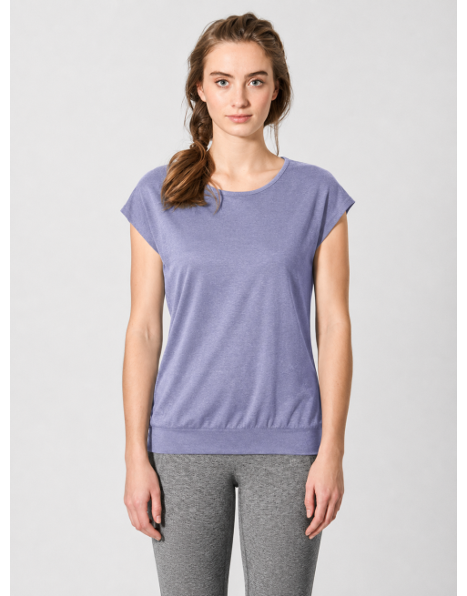 Ärmelloses Yogashirt aus Hanf & Bio-Baumwolle – Normal Fit - lavender [14b4114aef0f68813691868fb7101111]