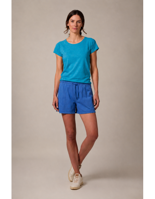 Raglan T-Shirt Hanf/Bio-Baumwolle Normal Fit - azure [d4e7d277d7db111929e10c0ff0995015]