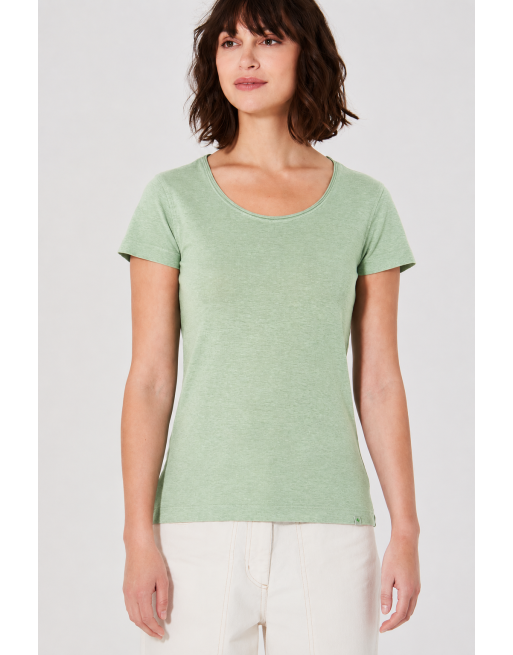 Luftiges T-shirt Hanf/Biobaumwolle Normal Fit - menta [b2976fb484f50d0ec2bc57ff8e73efec]