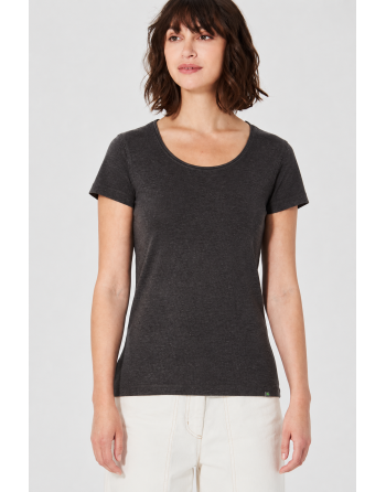 Luftiges T-shirt Hanf/Biobaumwolle Normal Fit - black [4d3751189d42b6413155e9e34fdff236]
