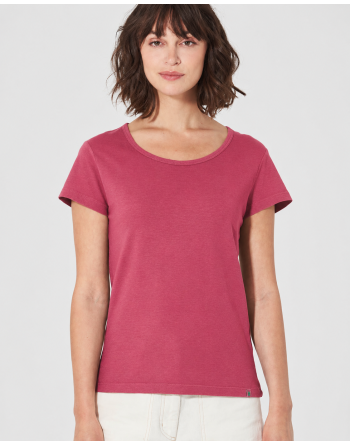 THC Exklusiv Damen T-Shirt Hanf/Bio-Baumwolle Normal Fit - sangria [af231e5ac63ad5c25c3033d6483a5cfd]