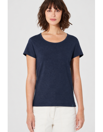 THC Exklusiv Damen T-Shirt Hanf/Bio-Baumwolle Normal Fit - navy [db5c7e5d0705d44f0503dd440b62d588]