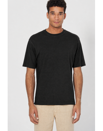 Basic T-Shirt Hanf/Biobaumwolle Casual Fit - black [7149abe65d28255a168196ad2bdee726]