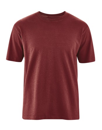 Basic T-Shirt Hanf/Biobaumwolle Casual Fit - chestnut [a21ff3bc11e5f8ff306fe91b955f397a]