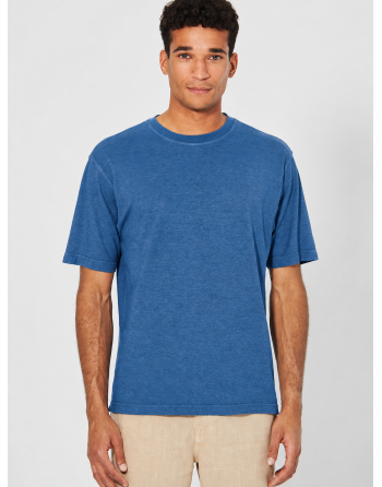 Basic T-Shirt Hanf/Biobaumwolle Casual Fit - sea [ee9099ffb8a05da9192fe6415436b90b]