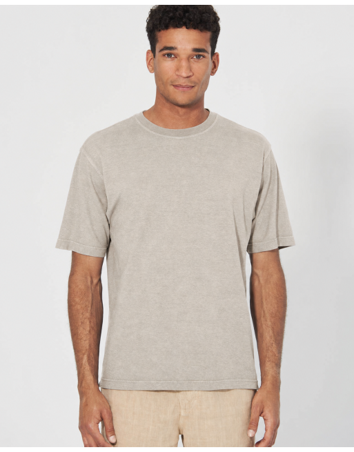 Basic T-Shirt Hanf/Biobaumwolle Casual Fit - distel [a51eb080477be3862fcd4d917752e143]