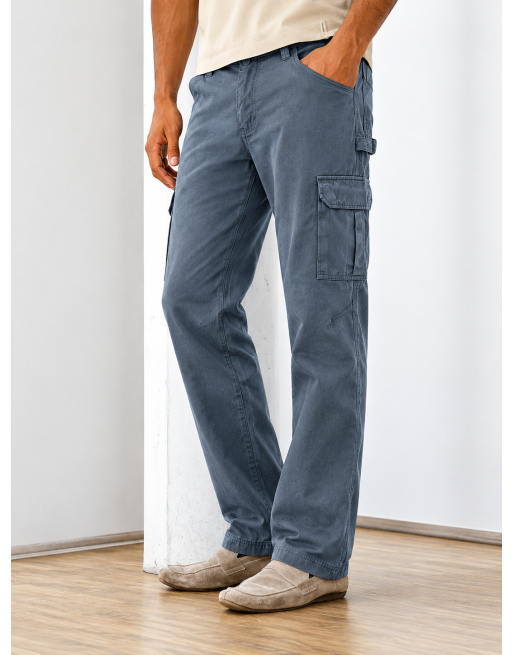Robuste Cargohose aus Hanf/Biobaumwolle - graphit [fd32b29cdba5960a465cc5c10dc80b35]