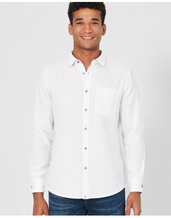 Reines 100% Hanfhemd Herren - Normal Fit - white [2875b56c17b2dc494cd6838f59fc9d5a]