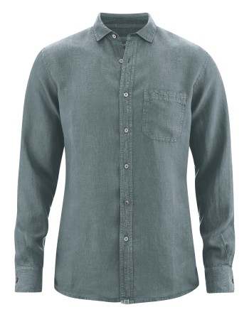 Reines 100% Hanfhemd Herren - Normal Fit - titan [c40bc9871df972f9edf6b7de1ea56725]