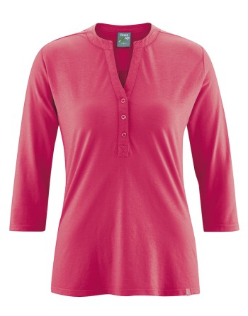 DH863 Stehkragen Shirt - tomato [f4f7566a3100f15b6a9dd204155d1048]