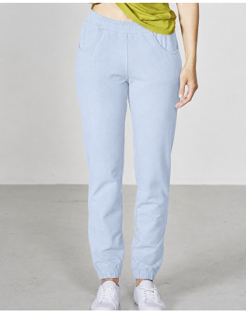Schmal geschnittene Freizeithose Hanf/Biobaumwolle - clearsky [e6107d1a45f55034dc7f786240125774]