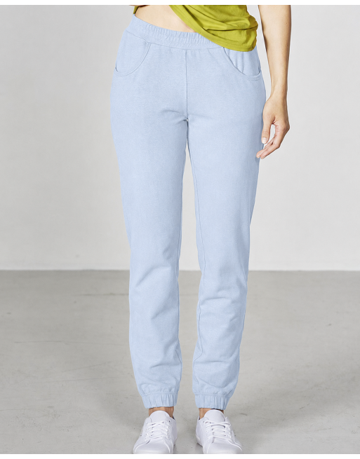 Schmal geschnittene Freizeithose Hanf/Biobaumwolle - clearsky [e6107d1a45f55034dc7f786240125774]
