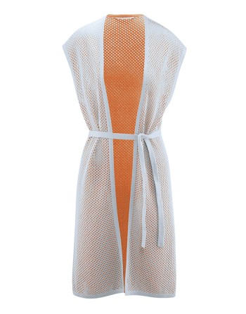 Luftige Mesh-Weste Hanf/Biobaumwolle Normal Fit - carrot [6b9da3863029bfcace739b57719dd338]