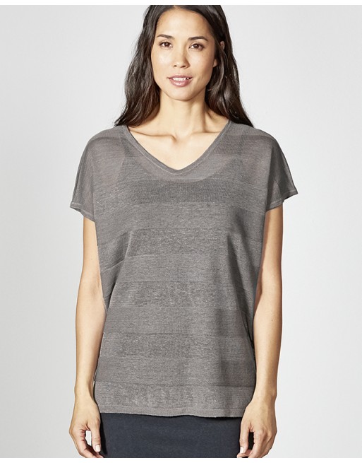 Leichtes T-Shirt aus 100 % Hanf – Casual Fit - taupe [dcd79e9b3856a166c1afba322c6302d6]