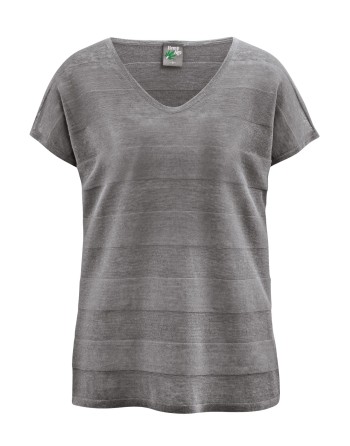 Leichtes T-Shirt aus 100 % Hanf – Casual Fit - taupe [c693e42fb4d4827c263300eb8aad02d6]