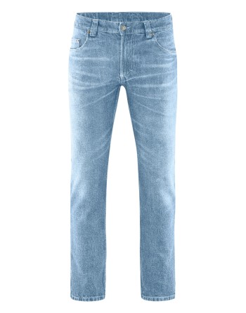 Blue Denim Jeans aus Hanf & Bio-Baumwolle - aqua [c55a3b4fbecbe42d83fc1f8914f30a07]