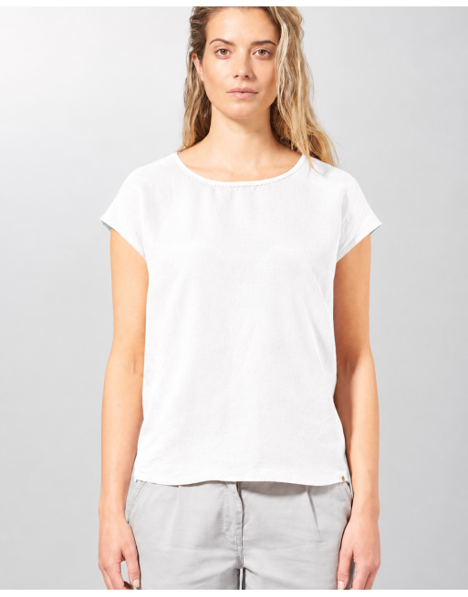 Klassische Hanfbluse aus 100% Hanf - Normal Fit - white [cc9eab51e6fb9d2bd919afd3b7960987]